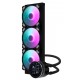 DARKFLASH DN360S 2.1 INCH IPS DISPLAY SCREEN 3-STAGE MOTOR WATER PUMP ALL IN ONE 360MM RGB LIQUID CPU COOLER - BLACK