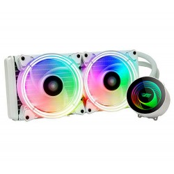 DARKFLASH SYMPHONY TR240 ALL IN ONE 240MM ARGB LED HIGH C/P VALUE CPU COOLER - WHITE 