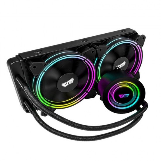 DARKFLASH SYMPHONY TR240 ALL IN ONE 240MM ARGB LED HIGH C/P VALUE CPU COOLER - BLACK