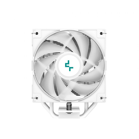 DEEPCOOL GAMMAXX AG400 WH ARGB WHITE SINGLE-TOWER 120MM STATIC ARGB FAN DIRECT-TOUCH COPPER HEAT PIPES CPU AIR COOLER