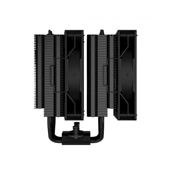 DEEPCOOL GAMMAXX AG620 BK ARGB 260W TDP ALL-BLACK 6PCS COPPER HEAT PIPES WITH 120MM DUAL-FAN CPU AIR COOLER