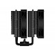 DEEPCOOL GAMMAXX AG620 BK ARGB 260W TDP ALL-BLACK 6PCS COPPER HEAT PIPES WITH 120MM DUAL-FAN CPU AIR COOLER