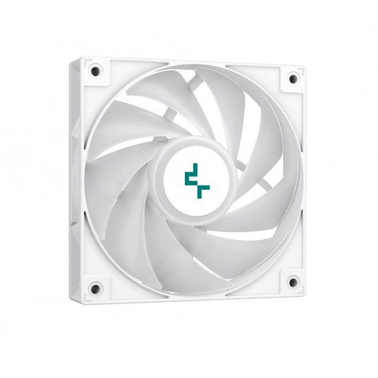 DEEPCOOL GAMMAXX AG620 WH ARGB  260W TDP ALL-WHITE 6PCS COPPER HEAT PIPES WITH 120MM DUAL-FAN CPU AIR COOLER 