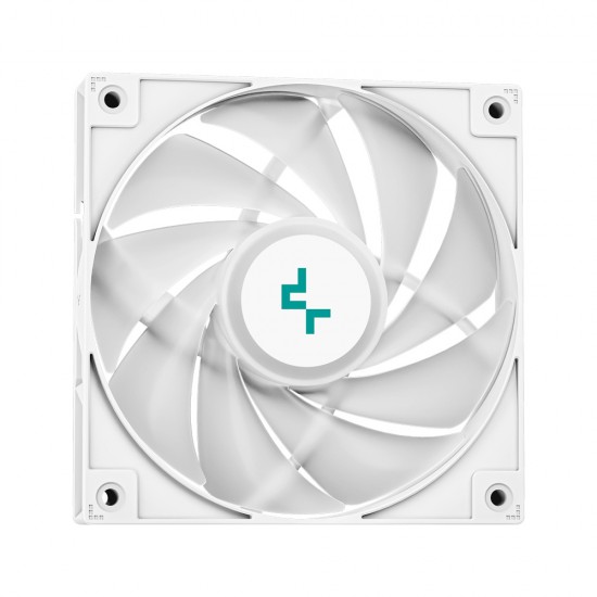 DEEPCOOL LE520 240MM ARGB PWM FAN 220W TDP ANTI-LEAK TECH CPU AIO LIQUID COOLER FOR INTEL AND AMD - WHITE