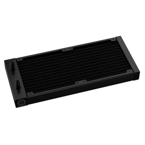 DEEPCOOL LS520 SE 240MM RADIATOR TWO FC120 A-RGB PWM FANS INFINITY MIRROR CAP DESIGN AIO LIQUID COOLER FOR INTEL AND AMD  - BLACK