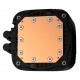 DEEPCOOL LS520 SE 240MM RADIATOR TWO FC120 A-RGB PWM FANS INFINITY MIRROR CAP DESIGN AIO LIQUID COOLER FOR INTEL AND AMD  - BLACK