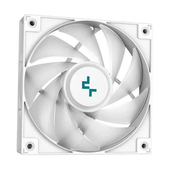 DEEPCOOL LS520 SE 240MM RADIATOR TWO FC120 A-RGB PWM FANS INFINITY MIRROR CAP DESIGN AIO LIQUID COOLER FOR INTEL AND AMD - WHITE