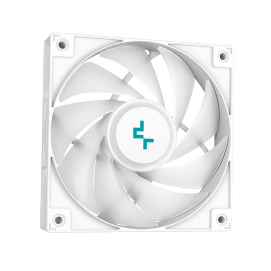 DEEPCOOL LS720 SE ARGB LIQUID COOLER 360MM 4TH GEN DUAL-CHAMBER PUMP 3100RPM 300W TDP ANTI-LEAK TECH AIO COOLER - WHITE