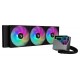 DEEPCOOL LT360 ARGB 5TH GENERATION PUMP 360MM RADIATOR THREE PRECISION-TUNED FD12 FANS LIQUID CPU COOLER - BLACK