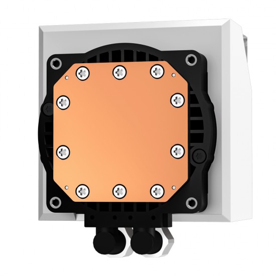 DEEPCOOL LT360 ARGB 5TH GENERATION PUMP 360MM RADIATOR THREE PRECISION-TUNED FD12 FANS LIQUID CPU COOLER - WHITE