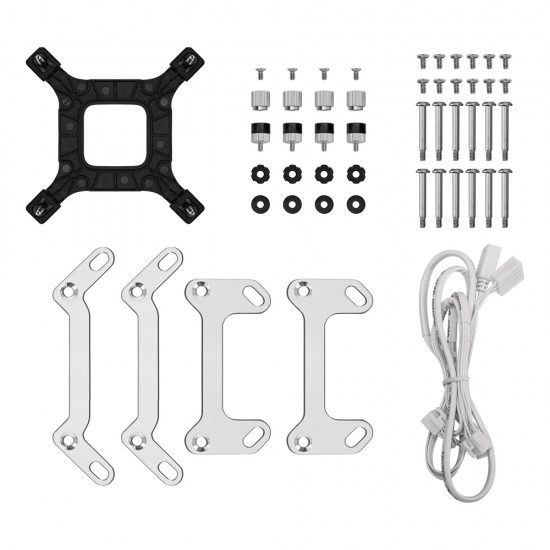 DEEPCOOL LT360 ARGB 5TH GENERATION PUMP 360MM RADIATOR THREE PRECISION-TUNED FD12 FANS LIQUID CPU COOLER - WHITE