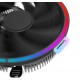 GAMEMAX GAMMA 200 UNIQUE DESIGN RGB TOP-FLEW AIR CPU COOLER WITH DIRECT-TOUCH STYLE COPPER BOTTOM