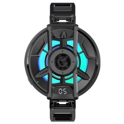 GAMESIR F9 ROTATABLE 7-COLOR STYLE LIGHT  MAGNETIC PHONE COOLER WITH TEMPERATURE DISPLAY