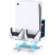 OIVO PS5 VERTICAL STAND WITH CONTROLLER CHARGING STATION & SUCTION COOLING FAN