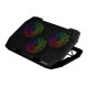 REDRAGON GCP511 INGRID RGB 3 FANS RGB LIGHT WITH FAN CONTROL BUTTON LAPTOP COOLER 