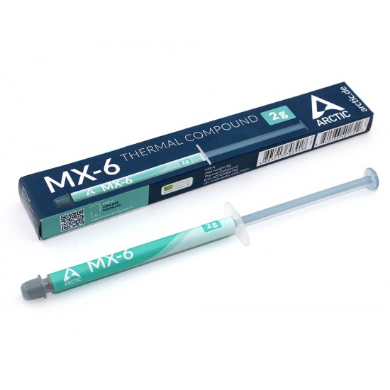 ARCTIC MX-6 ULTIMATE PERFORMANCE NON-CONDUCTIVE HIGH THERMAL CONDUCTIVITY FOR CPU GPU & CONSOLES THERMAL PASTE - 2G