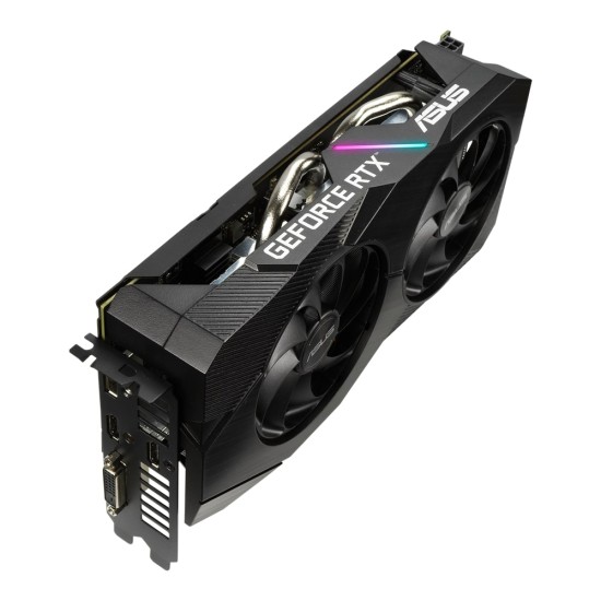 ASUS DUAL GEFORCE RTX 2060 OC EDITION EVO 6GB GDDR6 WITH NVIDIA TURNING GPU ARCHITECTURE