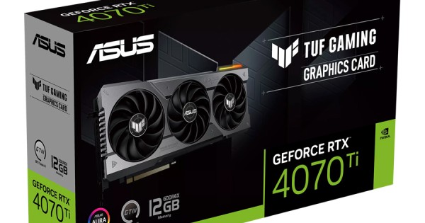 ASUS TUF GAMING NVIDIA GEFORCE RTX 4070 TI 12G GDDR6X GTIII GPU 