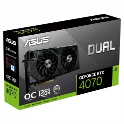 ASUS DUAL GEFORCE RTX 4070 OC EDITION 12GB GDDR6X WITH TWO POWERFUL AXIAL-TECH FANS GRAPHICS CARD