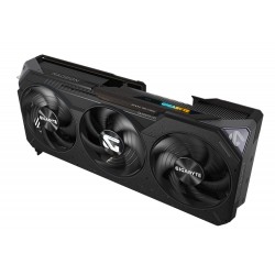 RADEON™ RX 9070 XT GAMING OC 16G DLSS4 RAY TRACING WINDFORCE COOLING SYSTEM HAWK FAN SERVER-GRADE THERMAL CONDUCTIVE GEL RGB LIGHTING DUAL BIOS (PERFORMANCE/SILENT) REINFORCED STRUCTURE OC 16GB GPU – BLACK