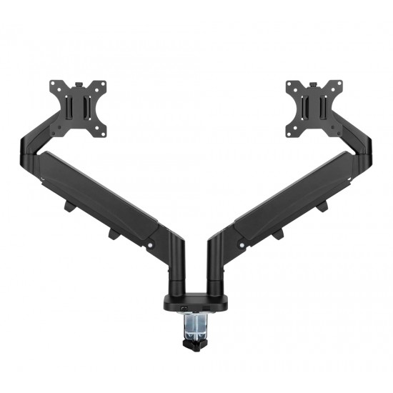 GAMEON GO-5350 DUAL MONITOR ARM STAND AND MOUNT FOR GAMING AND OFFICE 17" - 32" EACH ARM UP TO 9 KG