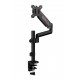 GAMEON GO-3363 POLE-MOUNTED GAS SPRING SINGLE MONITOR ARM 17"-32" WITH STAND AND MOUNT FOR GAMING AND OFFICE USE