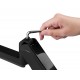 GAMEON GO-3363 POLE-MOUNTED GAS SPRING SINGLE MONITOR ARM 17"-32" WITH STAND AND MOUNT FOR GAMING AND OFFICE USE