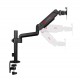 GAMEON GO-3363 POLE-MOUNTED GAS SPRING SINGLE MONITOR ARM 17"-32" WITH STAND AND MOUNT FOR GAMING AND OFFICE USE
