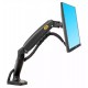 NORTH BAYOU NB F80 GAS SPRING HEAVY DUTY SINGLE MONITOR FOR 17-30 INCH SCREENS UP TO 19.8LBS MONITOR DESK MOUNT - BLACK
