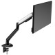 SADES APEP SA-MA02 RGB STAND HOLDER WITH CLAMP/GROMMET MOUNTING BASE SINGLE MONITOR MOUNT RGB ARM (MAX SIZE 32"/9KG PER ARM) - WHITE