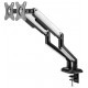 SADES APEP SA-MS02 RGB STAND HOLDER WITH CLAMP/GROMMET MOUNTING BASE DUAL MONITOR MOUNT ARM (MAX SIZE 32"/9KG PER ARM) - WHITE