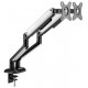 SADES APEP SA-MS02 RGB STAND HOLDER WITH CLAMP/GROMMET MOUNTING BASE DUAL MONITOR MOUNT ARM (MAX SIZE 32"/9KG PER ARM) - WHITE