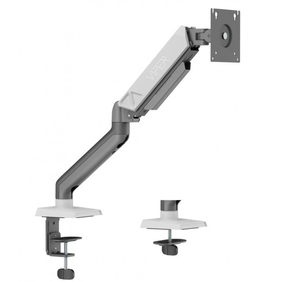 SADES VIPER SA-MA01 STAND HOLDER WITH CLAMP/GROMMET MOUNTING BASE SINGLE MONITOR MOUNT ARM (MAX SIZE 32