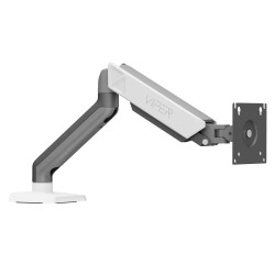SADES VIPER SA-MA01 STAND HOLDER WITH CLAMP/GROMMET MOUNTING BASE SINGLE MONITOR MOUNT ARM (MAX SIZE 32"/9KG PER ARM) - WHITE