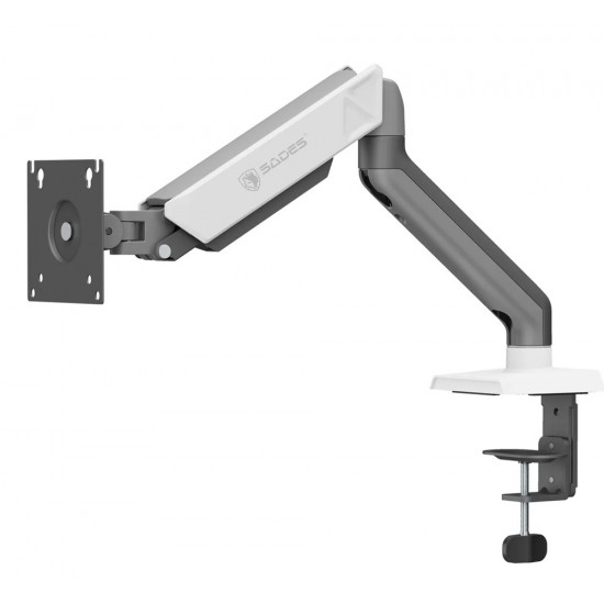 SADES VIPER SA-MA01 STAND HOLDER WITH CLAMP/GROMMET MOUNTING BASE SINGLE MONITOR MOUNT ARM (MAX SIZE 32