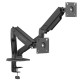 SADES VIPER SA-MS01 STAND HOLDER WITH CLAMP GROMMET MOUNTING BASE DUAL MONITOR MOUNT ARM (MAX SIZE 32"/9KG PER ARM) - BLACK