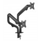 TWISTED MINDS DUAL MONITOR PIPE SHAPED COUNTERBALANCE SPRING ASSISTED MONITOR ARM