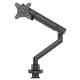 TWISTED MINDS TM-84-C06 SINGLE SCREEN SLIM HEAVY-DUTY MECHANICAL SPRING 17 TO 40-INCH SCREENS 360 DEGREE ROTATION MONITOR ARM - BLACK