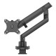 TWISTED MINDS TM-84-C06 SINGLE SCREEN SLIM HEAVY-DUTY MECHANICAL SPRING 17 TO 40-INCH SCREENS 360 DEGREE ROTATION MONITOR ARM - BLACK