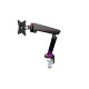 TWISTED MIND SINGLE MONITOR SPRING-ASSISTED PRO GAMING MONITOR ARM WITH USB HUB RGB
