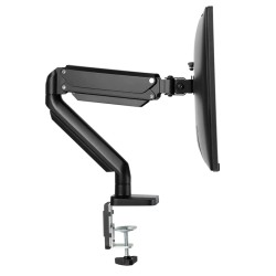 TWISTED MIND SINGLE  MONITOR ALUMINUM SLIM MECHANICAL GAS SPRING MONITOR ARM BLACK