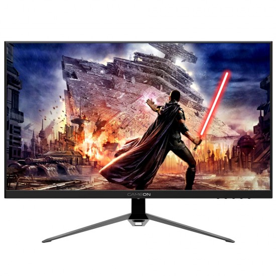 GAMEON GOP27QHD165IPS 27" QHD 165HZ 1MS 2560X1440 2K FLAT IPS GAMING MONITOR WITH G-SYNC & FREESYNC (HDMI 2.1 CONSOLE COMPATIBLE) - BLACK 