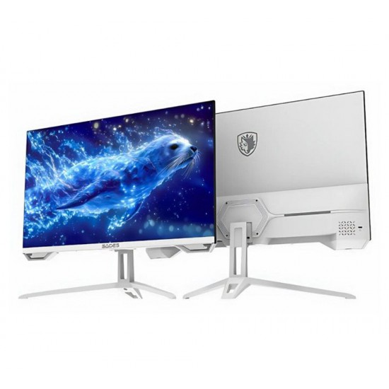 SADES AL-SEALION 27 INCH SA-F01F277W FHD FAST IPS 1920X1080P HDMI 2.1 1MS RESPONSE TIME 120HZ REFRESH RATE DISPLAY FLAT GAMING MONITOR - WHITE