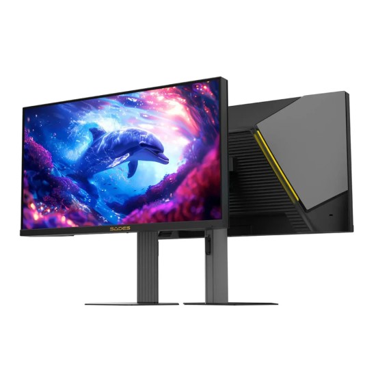 SADES BN-DOLPHIN MINI SA-F01Q25 FLAT SCREEN 24.5INCH ADAPTIVE SYNC 2K QHD 320HZ LED FAST IPS 0.5MS RGB GAMING MONITOR - BLACK