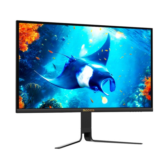 SADES REEF MANTA-32 QHD DYNAMIC RGB 180HZ FAST IPS 0.3MS ADAPTIVE SYNC ERGONOMIC ADJUSTABLE STAND GAMING MONITOR - 32INCH