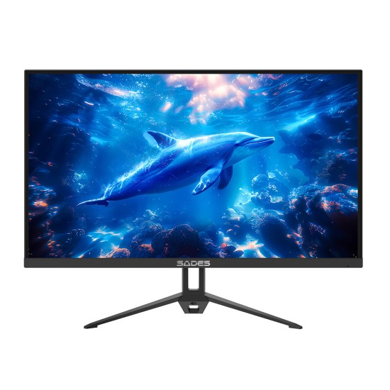 SADES RT-DOLPHIN 27-INCH FHD 240HZ IPS FLAT 1MS MPRT ADAPTIVE SYNC HDR SILKY MOTION EYE CARE GAMING MONITOR - BLACK