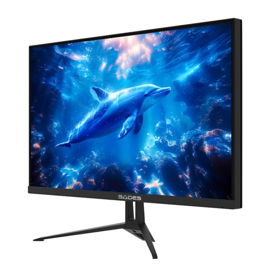 SADES RT-DOLPHIN 27-INCH FHD 240HZ IPS FLAT 1MS MPRT ADAPTIVE SYNC HDR SILKY MOTION EYE CARE GAMING MONITOR - BLACK