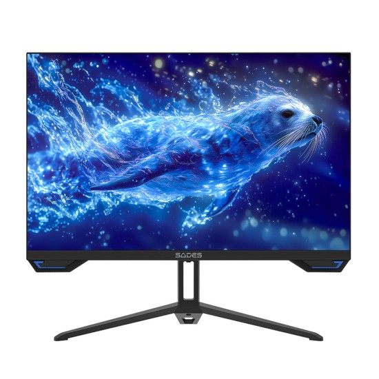 SADES SL-SEALION-27 PLUS SA-F05F27B 27-INCH FHD 180HZ FLAT IPS 1MS MPRT ADAPTIVE SYNC HDMI 2.1ANTI BLUE LIGHT GAMING MONITOR - BLACK