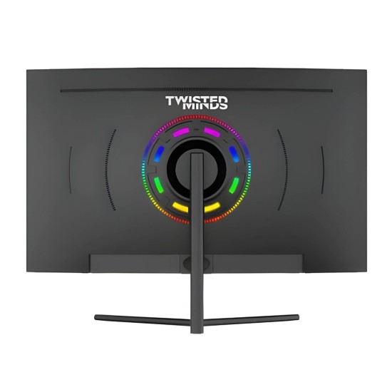 TWISTED MINDS TM32CFHD180VA CURVED 32-INCH FHD 180HZ VA HIGH-DEFINITION BLUR FREE VIEW 1MS HDR HDMI 2.0 ERGONOMIC GAMING MONITOR - BLACK