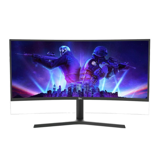 TWISTED MINDS TM34CWQHDVA ECLIPSE PRO SERIES 34-INCH ADJUSTABLE STAND 180HZ DUAL 3W SPEAKERS WQHD 1MS HDR10 CURVED 1500R GAMING MONITOR - BLACK